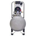 Portable Air Compressors | California Air Tools CAT-15020C-22060 2 HP 15 Gallon 220V 60 Hz Ultra Quiet and Oil-Free Wheelbarrow Air Compressor image number 3