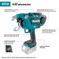 Free Makita Cordless Work Tower Light | Makita XRT02TK 18V LXT Brushless Lithium-Ion Cordless Deep Capacity Rebar Tying Tool Kit (5 Ah) image number 2