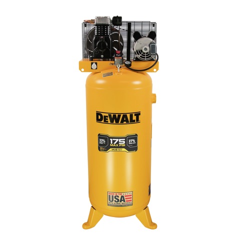 Save 10% off one item | Dewalt DXCM603.COM 5 HP 60 Gallon 175 Max PSI 17 SCFM @40 PSI 14.6 SCFM @ 90 PSI Single-Stage Oil-Lube Electric Stationary Vertical Air Compressor image number 0