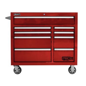 Homak 41 in. Pro 2 9-Drawer Roller Cabinet - Red - RD04041092