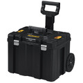 Storage Systems | Dewalt DWST17820 17 in. x 20-1/8 in. x 39 in. TSTACK Deep Storage Mobile Box on Wheels - Black image number 1