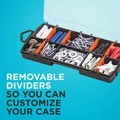 Tool Chests | Black & Decker BDST60096AEV 10-Compartment 16 in. Toolbox and Organizer image number 4