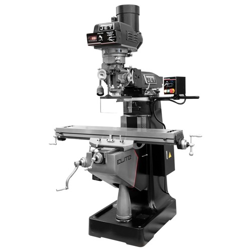 Milling Machines | JET JT9-894346 EVS-949 Mill with 3-Axis ACU-RITE 303  (Knee) Digital Readout and X-Axis JET Powerfeed and USA Made Air Draw Bar image number 0