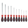 Screwdrivers | Wiha Tools 53180 10-Piece SoftFinish XHeavy Duty Cushion Grip Screwdriver Tray Set image number 0