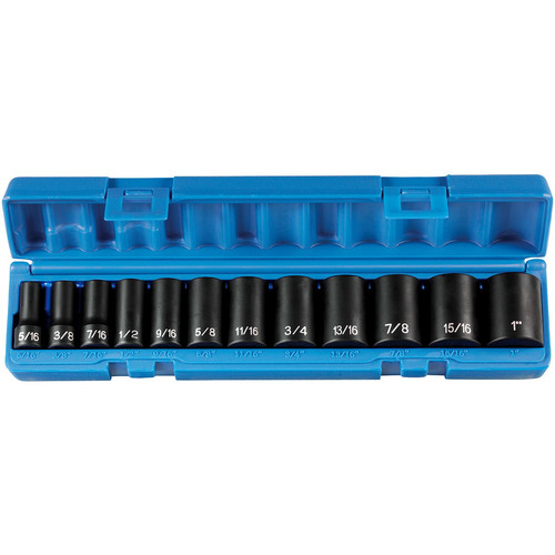 Socket Sets | Grey Pneumatic 1213SD 12-Piece 3/8 in. Drive 6 Point Semi-Deep Socket Set image number 0