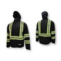 Jackets | Dewalt DRW11-1ZGR-L Ripstop Lightweight Type O Class 1 Rain Jacket - Large image number 7