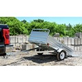 Utility Trailer | Detail K2 MMT5X7G-DUG 5 ft. x 7 ft. Multi Purpose Utility Trailer Kits with Drive Up Gate (Galvanized) image number 7