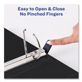 July Member-Exclusive Offer Save 10% off on One Item | Avery 05600 3 Slant Rings 3 in. Capacity 11 in. x 8.5 in. Heavy-Duty Non Stick View Binder with DuraHinge - Black image number 6