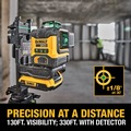 Laser Levels | Dewalt DCLE34031D1 20V Lithium-Ion Cordless 3x360 Line Laser Kit (2 Ah) image number 8
