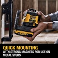 Laser Levels | Dewalt DCLE34031D1 20V Lithium-Ion Cordless 3x360 Line Laser Kit (2 Ah) image number 10