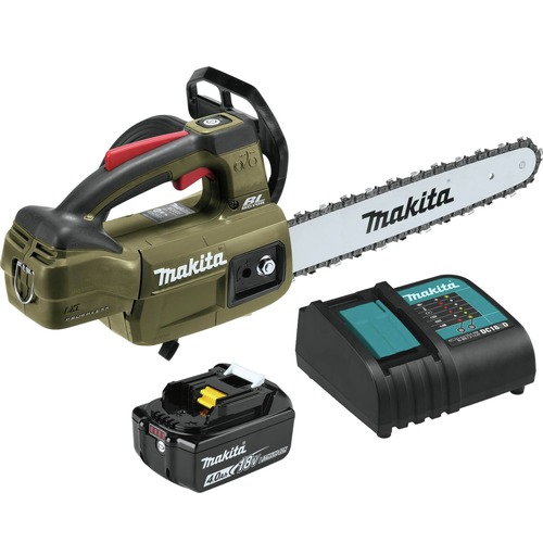 Chainsaws | Makita ADCU10SM1 Outdoor Adventure 18V LXT Lithium-Ion 12 in. Cordless Top Handle Chain Saw Kit (4 Ah) image number 0