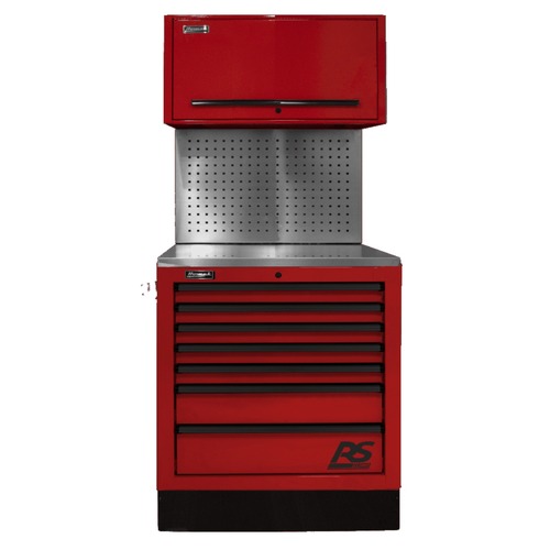 Cabinets | Homak RDCTS36004 36 in. CTS Conversion Kit with Tool Board Backsplash - Red image number 0