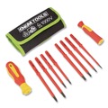 Screwdrivers | GreatNeck 22593 Insulated 10-Piece Interchangeable Bit Screwdriver Set - Orange/Yellow Handle (10/Set) image number 0