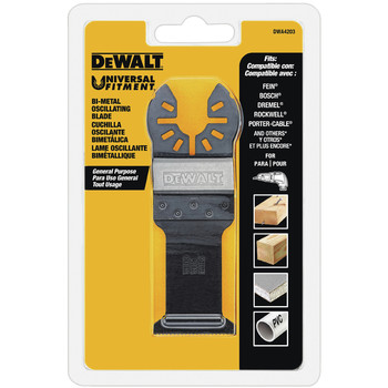 Dewalt Oscillating Wood with Nails Blade - DWA4203