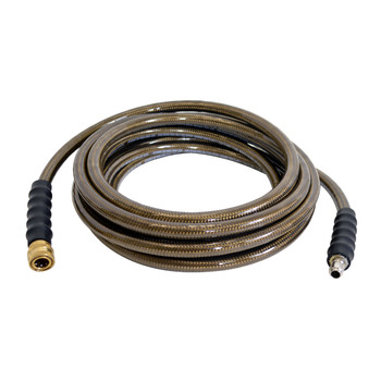 PRESSURE WASHER ACCESSORIES | Simpson Steel-Braided 3/8 in. x 25 ft. x 4,500 PSI Cold Water Replacement/Extension Hose - 41113