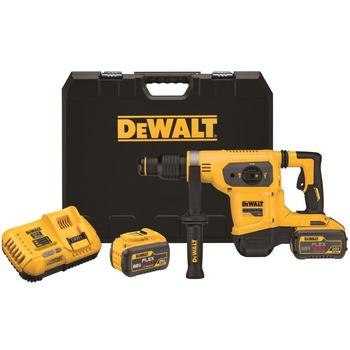 DEMO AND BREAKER HAMMERS | Dewalt DCH481X2 60V MAX Brushless Lithium-Ion Cordless 1-9/16 in. SDS MAX Combination Rotary Hammer Kit (9 Ah)