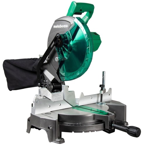 Miter Saws | Metabo HPT C10FCGSM 15 Amp Single Bevel 10 in. Corded Compound Miter Saw image number 0