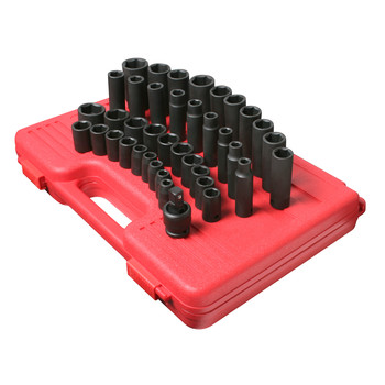 SOCKETS | Sunex 2668 39-Piece 1/2 in. Drive SAE Master Impact Socket Set