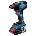 Holideals Day 8! Unwrap Savings on Automotive Tools! | Factory Reconditioned Bosch GXL18V-224B25-RT 18V Brute Tough Connected-Ready EC Brushless Li-Ion 1/2 in. Cordless Hammer Drill Driver and 2-In-1 Impact Driver Combo Kit with 2 Batteries (4 Ah) image number 1
