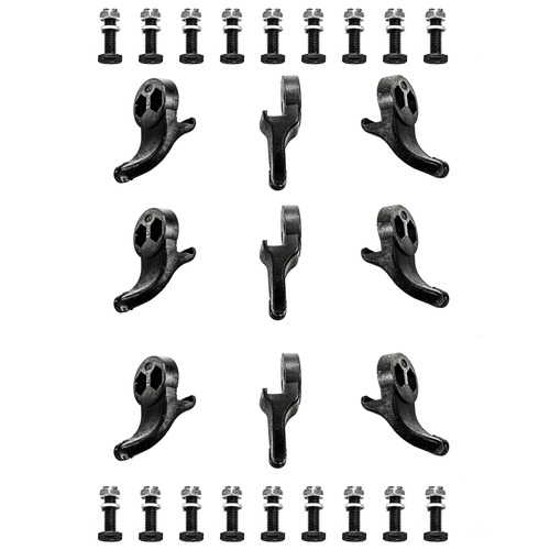 Chipper Shredders | Power King PK080308 (9-Teeth) Solid Steel Carbide Tipped Stump Grinder Teeth Full Set Replacement for PK0803V/PK0803-EH Stump Grinders image number 0