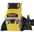 Dewalt DCG415W1 20V MAX XR Brushless Lithium-Ion 4-1/2 in. - 5 in. Small Angle Grinder with POWER DETECT Tool Technology Kit (8 Ah) image number 6