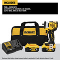 Dewalt DCF913P2 20V MAX Brushless Lithium-Ion 3/8 in. Cordless Impact Wrench with Hog Ring Anvil Kit with 2 Batteries (5 Ah) image number 1