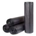  | Inteplast Group S434822K 60 gal. 22 microns 43 in. x 48 in. High-Density Commercial Can Liners - Black (150/Carton) image number 0