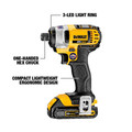 Combo Kits | Dewalt DCK521D2 20V MAX Compact Lithium-Ion Cordless 5-Tool Combo Kit (2 Ah) image number 6