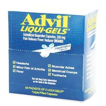 SAFETY EQUIPMENT | Advil 016902 Two-Pack Liqui-Gels (24/Carton)