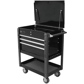TOOL CARTS | Homak 4-Drawer 35 in. Professional Service Cart - Black - BK06032000