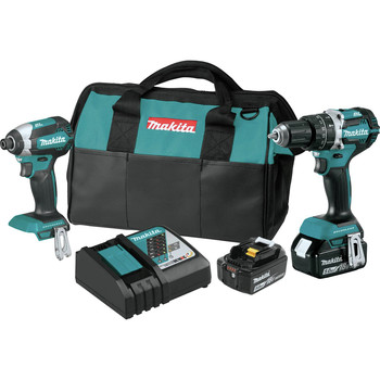 COMBO KITS | Makita 18V LXT Brushless Lithium-Ion 2-Tool Cordless Combo Kit (5 Ah) - XT269T