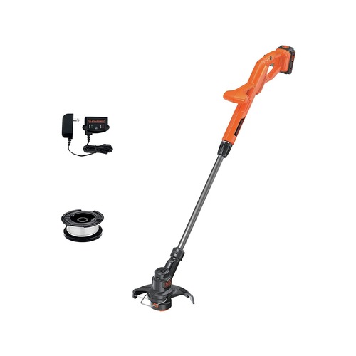  | Black & Decker LST201 20V MAX Lithium-Ion 10 in. Cordless String Trimmer/Edger Kit (1.5 Ah) image number 0
