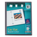 July Member-Exclusive Offer Save 10% off on One Item | Avery 47781 0.5 in. Capacity 8.5 in. x 11 in. Flexible Fastener Lay Flat View Report Cover - Clear/Gray image number 0