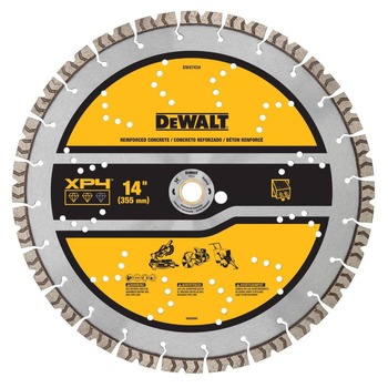CIRCULAR SAW BLADES | Dewalt DW47434 14 in. XP4 Reinforced Concrete Segmented Diamond Blade
