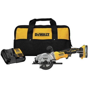 Dewalt 20V MAX Brushless Lithium Ion 4 1 2 in. Cordless ATOMIC Circular Saw Kit 1.7