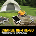 Chargers | Dewalt DCB090 12V/20V MAX Lithium-Ion USB Power Source image number 7