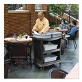 Customer Appreciation Sale! Save up to $60 on Select Tools | Rubbermaid Commercial FG9T6800BLA Executive 3-Shelf Service Cart - Black image number 2
