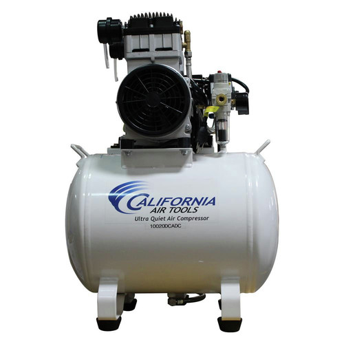 Portable Air Compressors | California Air Tools CAT-10020HDCADC 2 HP 10 Gallon Ultra Quiet and Oil-Free Hot Dog Air Compressor with Air Dryer image number 0