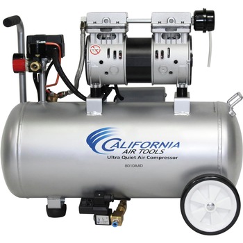 PRODUCTS | California Air Tools CAT-8010AAD 1 HP 8 Gallon Aluminum Tank Oil-Free Ultra-Quiet Air Compressor with Automatic Drain Valve
