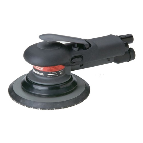 Random Orbital Sanders | Ingersoll Rand 4151-5 0.2 HP 12000 RPM 3/16 in. Orbit 5 in. Vinyl Pad Rear Exhaust Random Orbital Air Sander image number 0