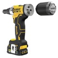 Paint and Body | Dewalt DCF414GE2 20V MAX XR Brushless Lithium-Ion 1/4 in. Cordless Rivet Tool Kit with 2 POWERSTACK Batteries (1.7 Ah) image number 7