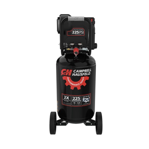 Portable Air Compressors | Campbell Hausfeld C151CH.COM 15 Gallon 225 PSI Vertical Portable Air Compressor image number 0