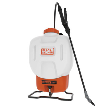 SPRAYERS | Black & Decker 20V MAX 4 gal. Lithium-ion Cordless Backpack Sprayer Kit with (1) 20V Battery and (1) Charger - 190657