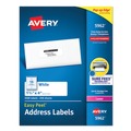 July Member-Exclusive Offer Save 10% off on One Item | Avery 05962 1.33 in. x 4 in. Easy Peel Address Labels with Sure Feed Technology for Laser Printers - White (14/Sheet, 250 Sheets/Box) image number 0