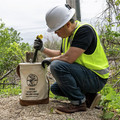 Cases and Bags | Klein Tools 5104 Leather-Bottom Canvas Bucket image number 6