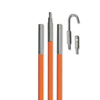 Klein Tools (3-Piece) 12 ft. Lo-Flex Fish Rod Set - 56312