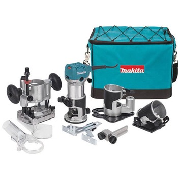 COMPACT ROUTERS | Makita RT0701CX3 1-1/4 HP Compact Router Kit with Attachments