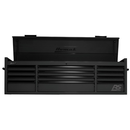 Tool Chests | Homak BK02072120 RS PRO 72 in. 12 Drawer Top Chest With Outlet - Black image number 0