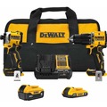 Combo Kits | Dewalt DCK200D1P1 20V MAX 2-Tool Hammer Drill/Impact Combo Kit image number 0