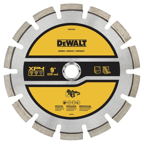 Circular Saw Blades | Dewalt DW47944 9 in. XP4 Asphalt Segmented Diamond Blade image number 0